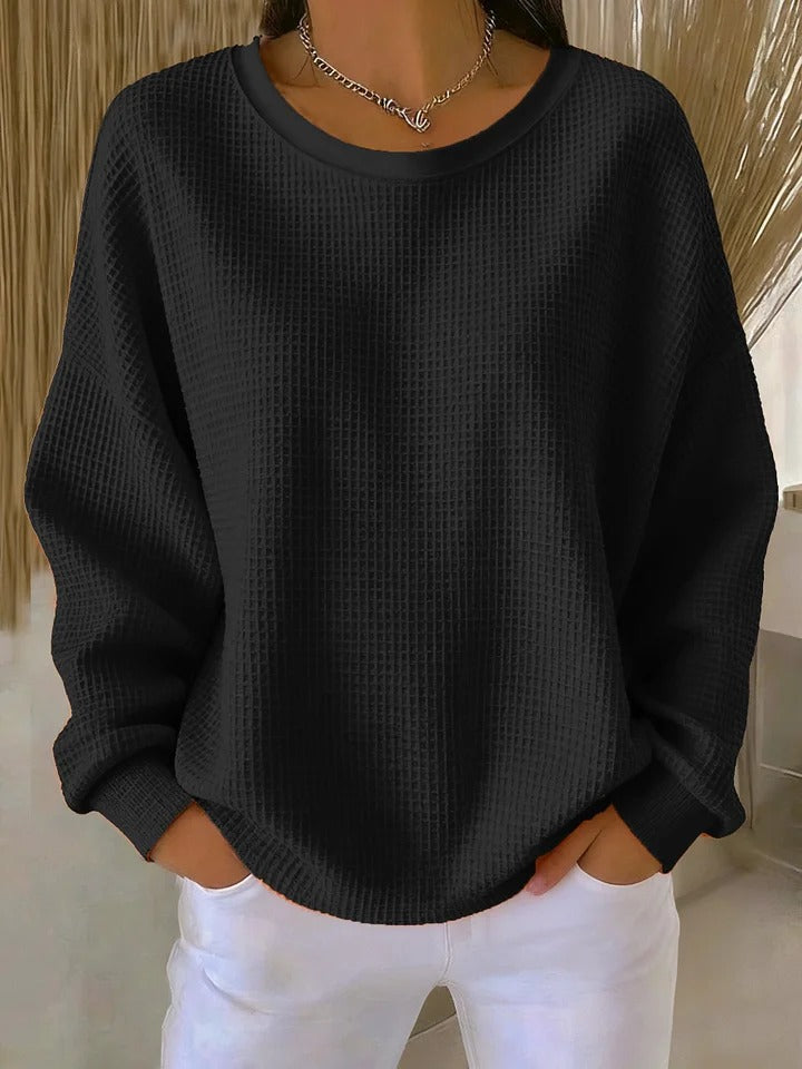 Elora | Cozy Texture Sweatshirt