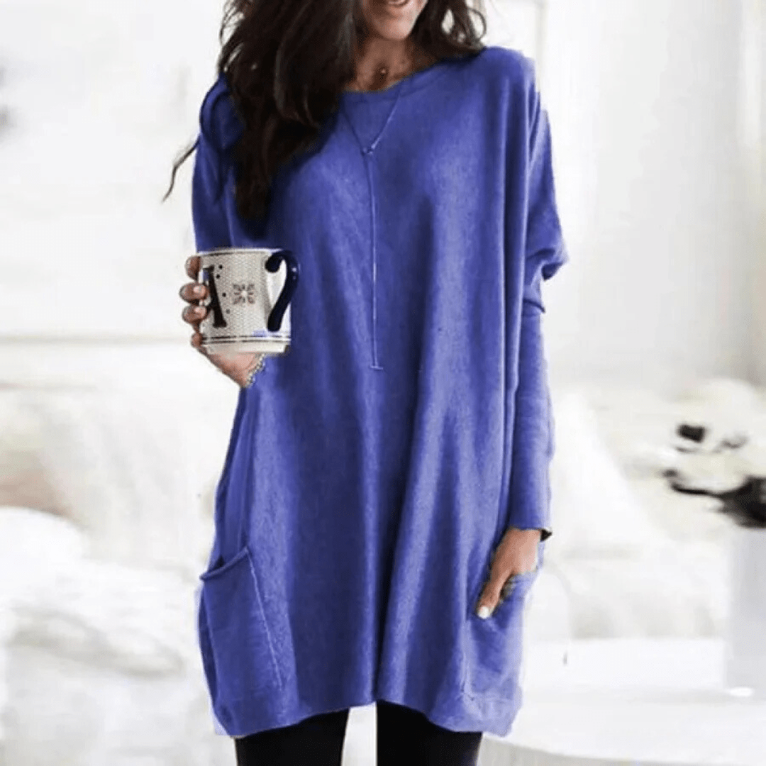 Sophia™ - Casual Pocket Sweater