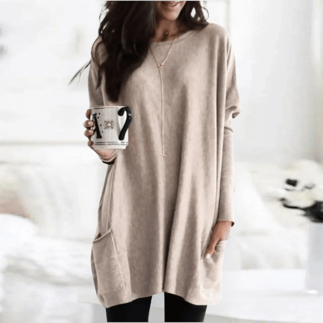 Sophia™ - Casual Pocket Sweater