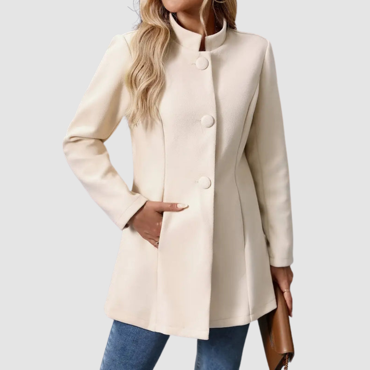 Modique™ - Elegant & Timeless Coat with Stand-Up Collar