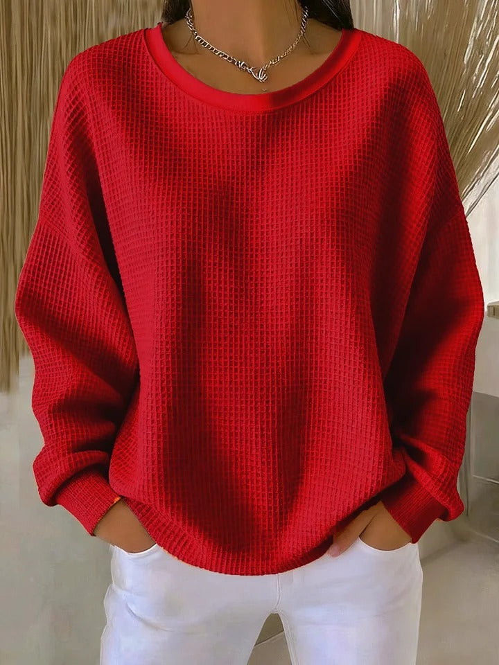 Elora | Cozy Texture Sweatshirt