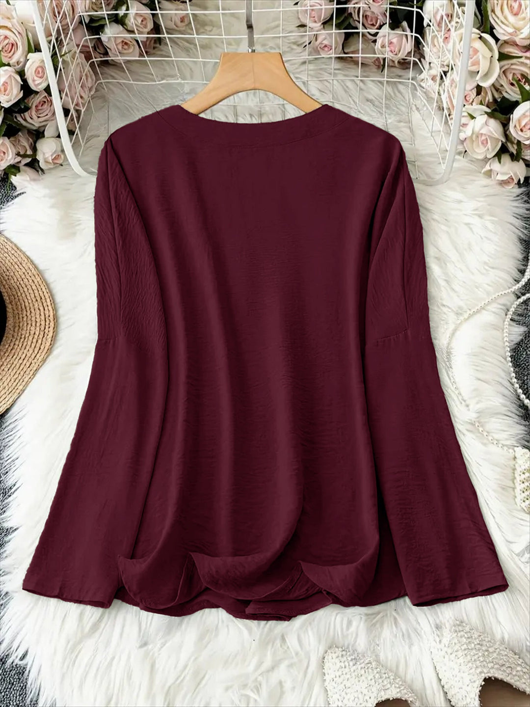 ÉLARA LINEN BLOUSE