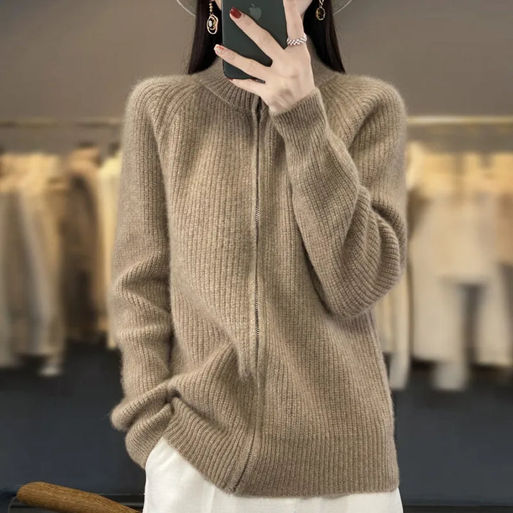 Charlotte™ - Cardigan with Zipper
