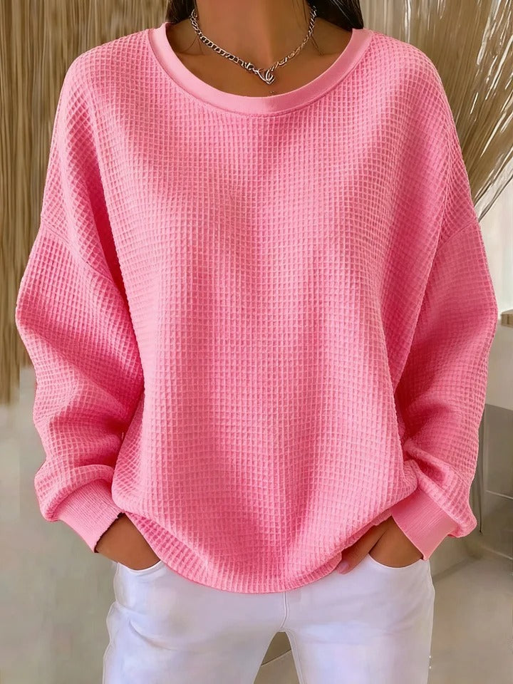 Elora | Cozy Texture Sweatshirt