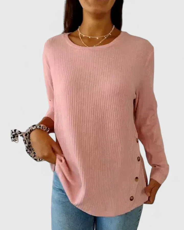 Clara | Elegant Crew Top