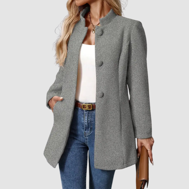 Modique™ - Elegant & Timeless Coat with Stand-Up Collar