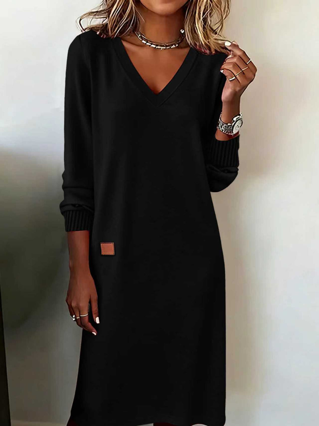 Amelia Casual Knit Dress