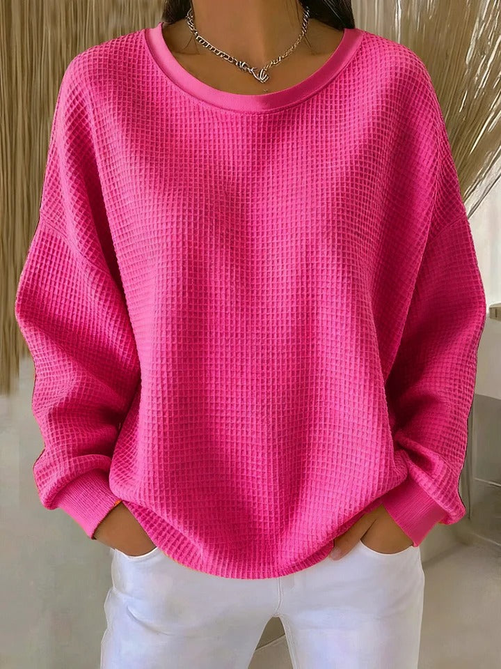 Elora | Cozy Texture Sweatshirt