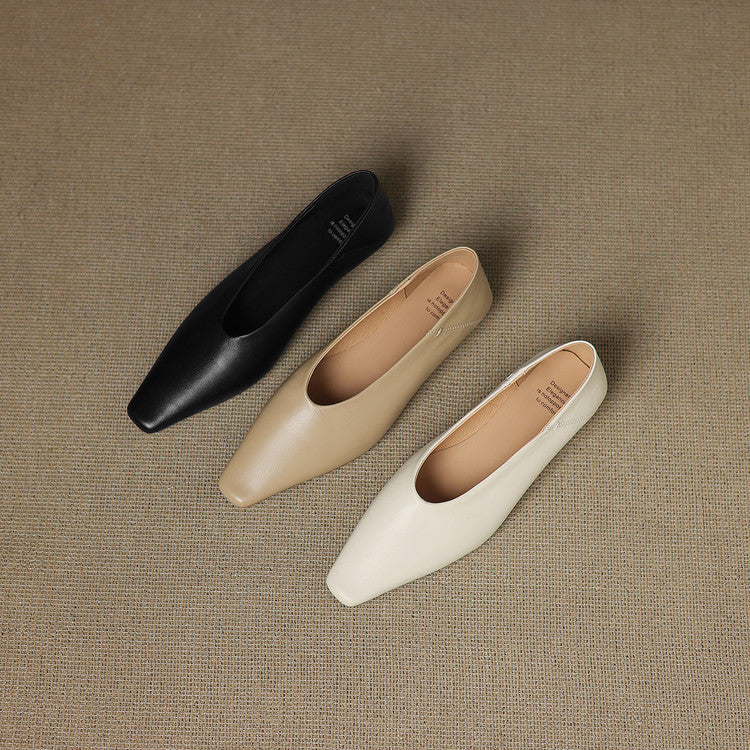 Demir Genuine Leather Flats