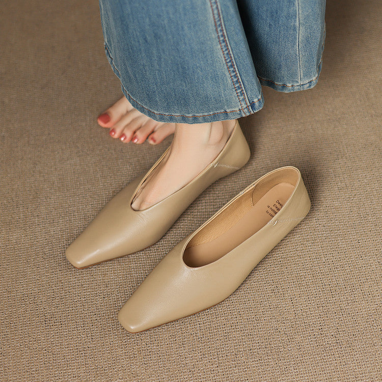 Demir Genuine Leather Flats