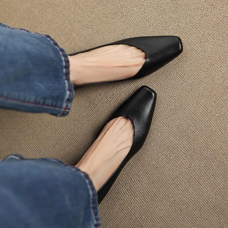 Mylie Genuine Leather Flats