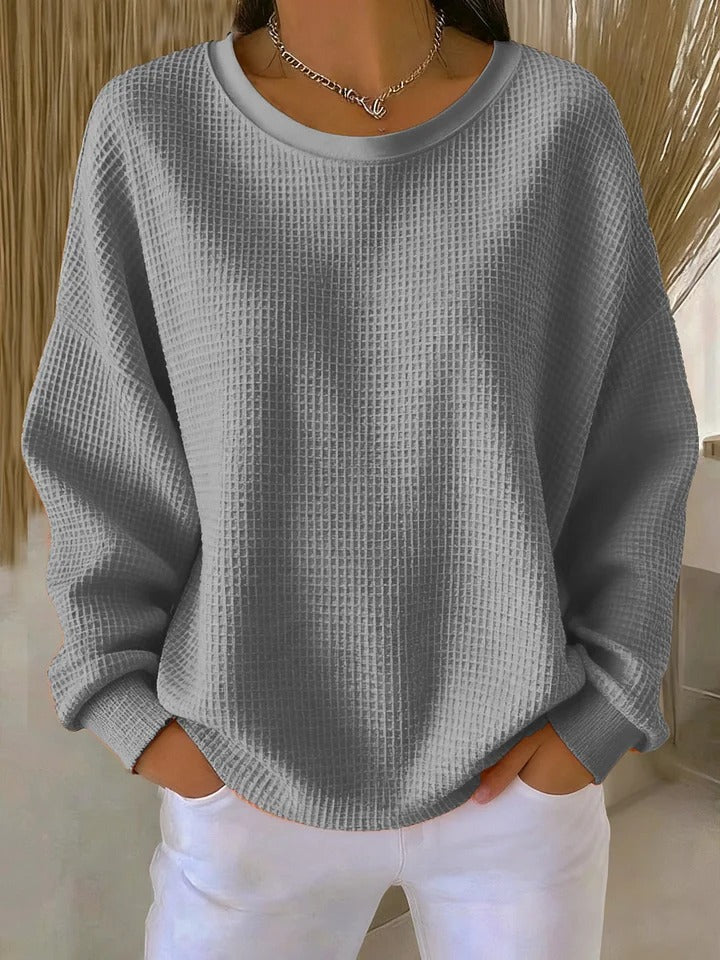 Elora | Cozy Texture Sweatshirt
