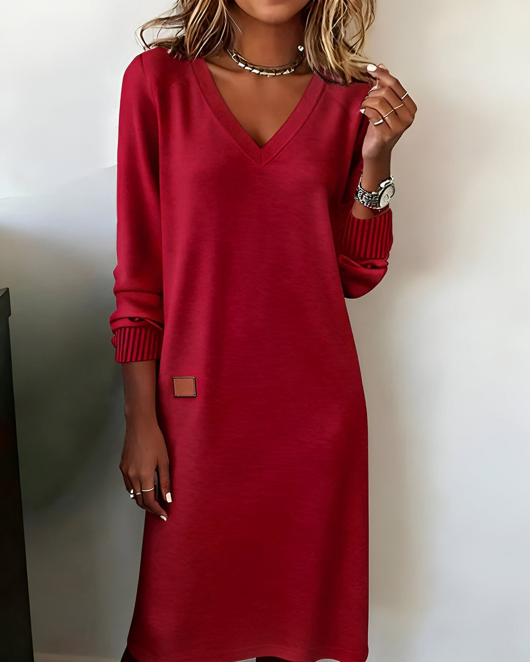 Amelia Casual Knit Dress