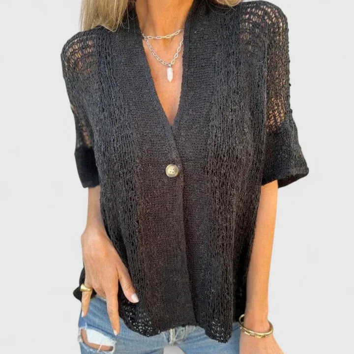 Clara | Elegant Knitted Shirt