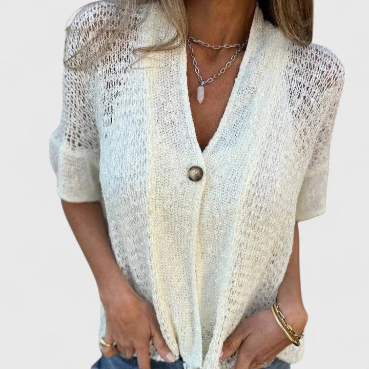 Clara | Elegant Knitted Shirt